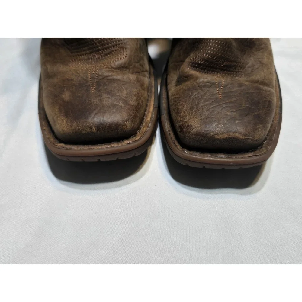 Rocky Legacy 32 Waterproof Western Boot Brown/White Big Kids Size 1M 8